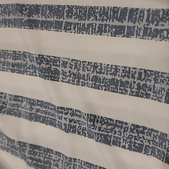 West Loop Tie Waist Striped Lounge Pants Blue White Extra Large - Picture 5 of 9